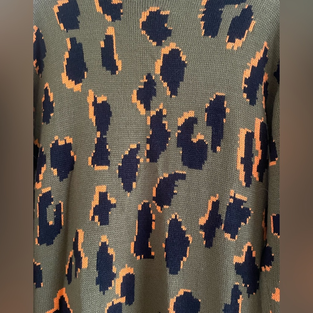 G any Giuliana Leopard Print Cardigan Duster - Picture 3 of 5